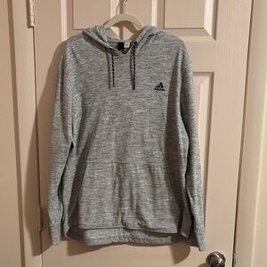 Adidas Heather Gray Men's Hoodie